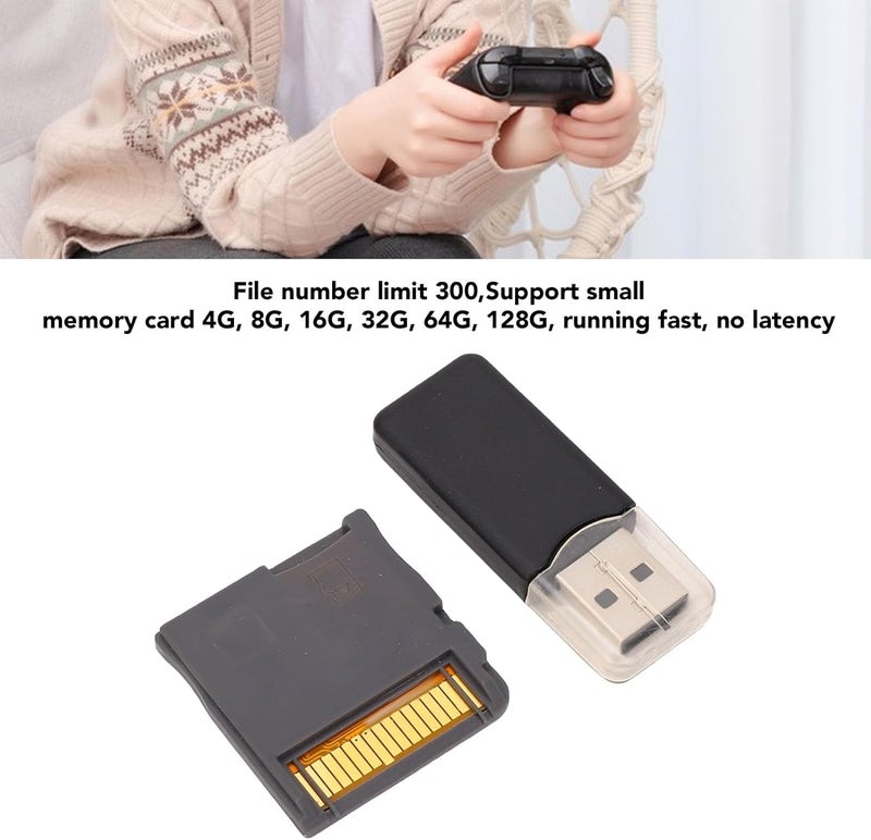 EBTOOLS 2025 R4 Video Games Memory Card, ASIC Chip, Flash Memory Card with Reader, Customizable Interface, for, XL, 2DS, 3DS, 3DS XL, New 3DS, New 3DS XL,2DS XL (Silver) - Image 2